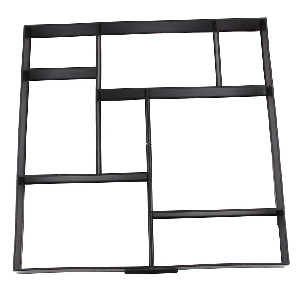 GOTOTOP Betonform Pflaster-Gussformen, Schablonen für Weg- und Terrassenfliesen, Garten Betonform für Ziegel und Zement, 50 x 50 x 4,5 cm