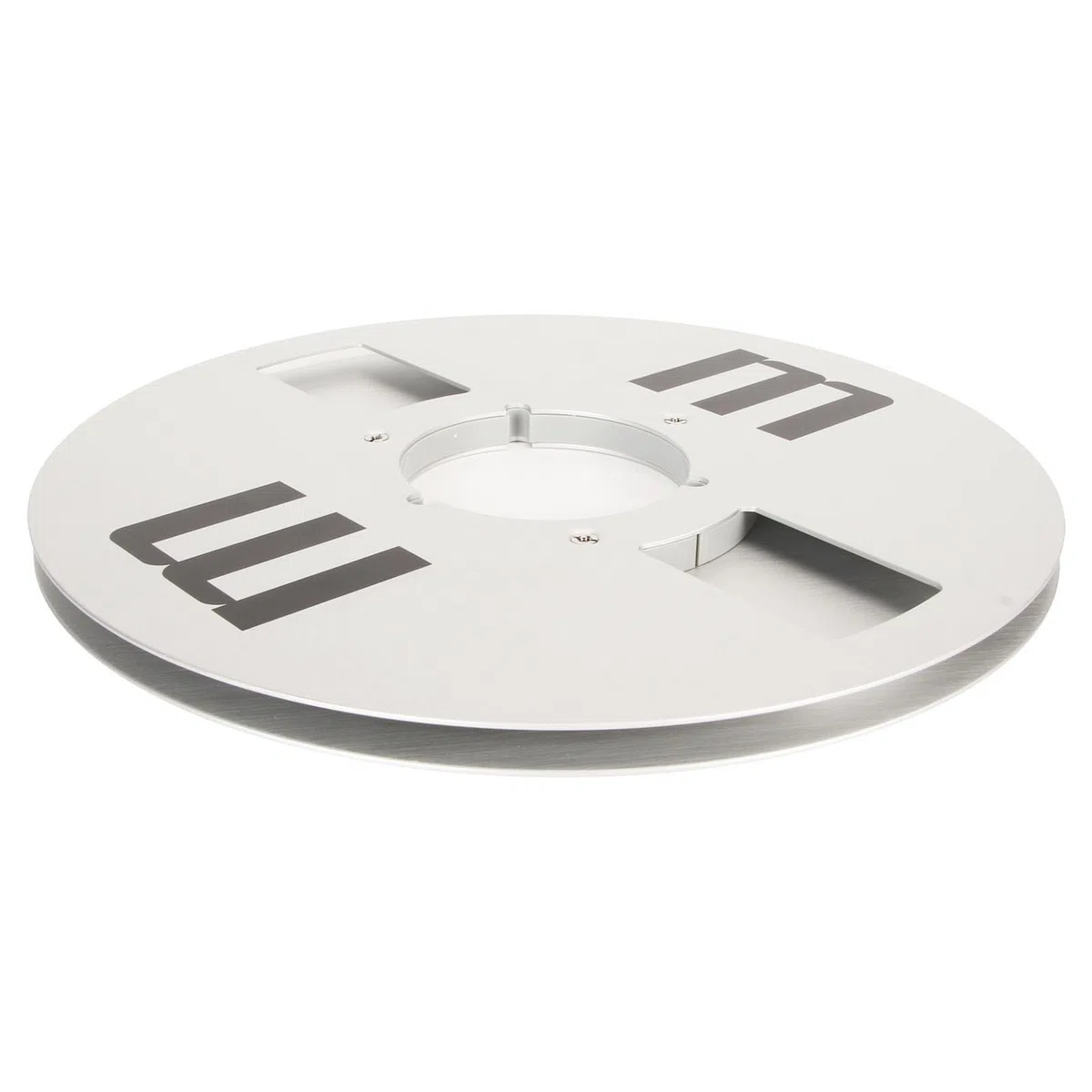 Aufwickelspule, 1/4 10 Zoll Leere Bandspule, Universelles Offenes Bandspulen-Tonband-Leerspulen-Öffnungsmaschinenteil aus Aluminiumlegierung für Reel-to-Reel-Kassettenspieler