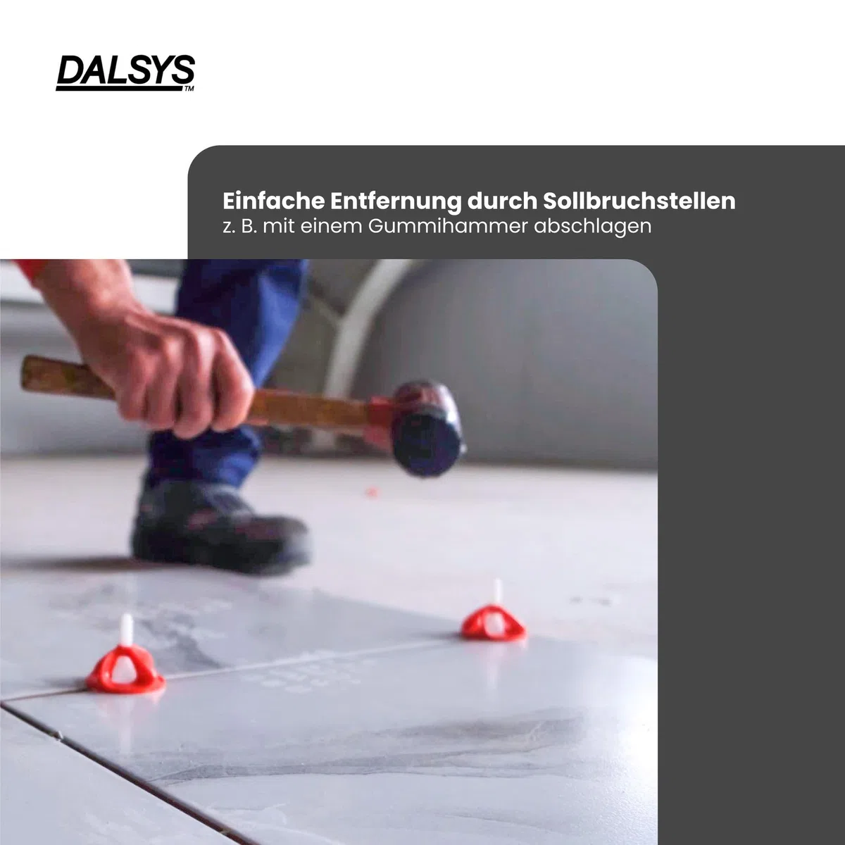 Fliesen Nivelliersystem, 2mm, Set: 1300tlg., 1000 Laschen + 300 Hauben, Verlegehilfe Set, Fliesenleger Werkzeug, Fliesenkeile Kunststoff, Abstandshalter Fliesen, Verlegesystem