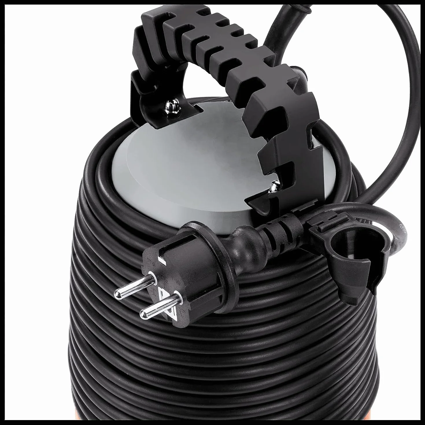 Einhell GC-DP 6315 N Schmutzwasserpumpe (630W, Ø15 mm Fremdkörper, 17.000 L/h Förderleistung, Schwimmerschalter, Tragegriff, integr. Kabelaufwicklung)