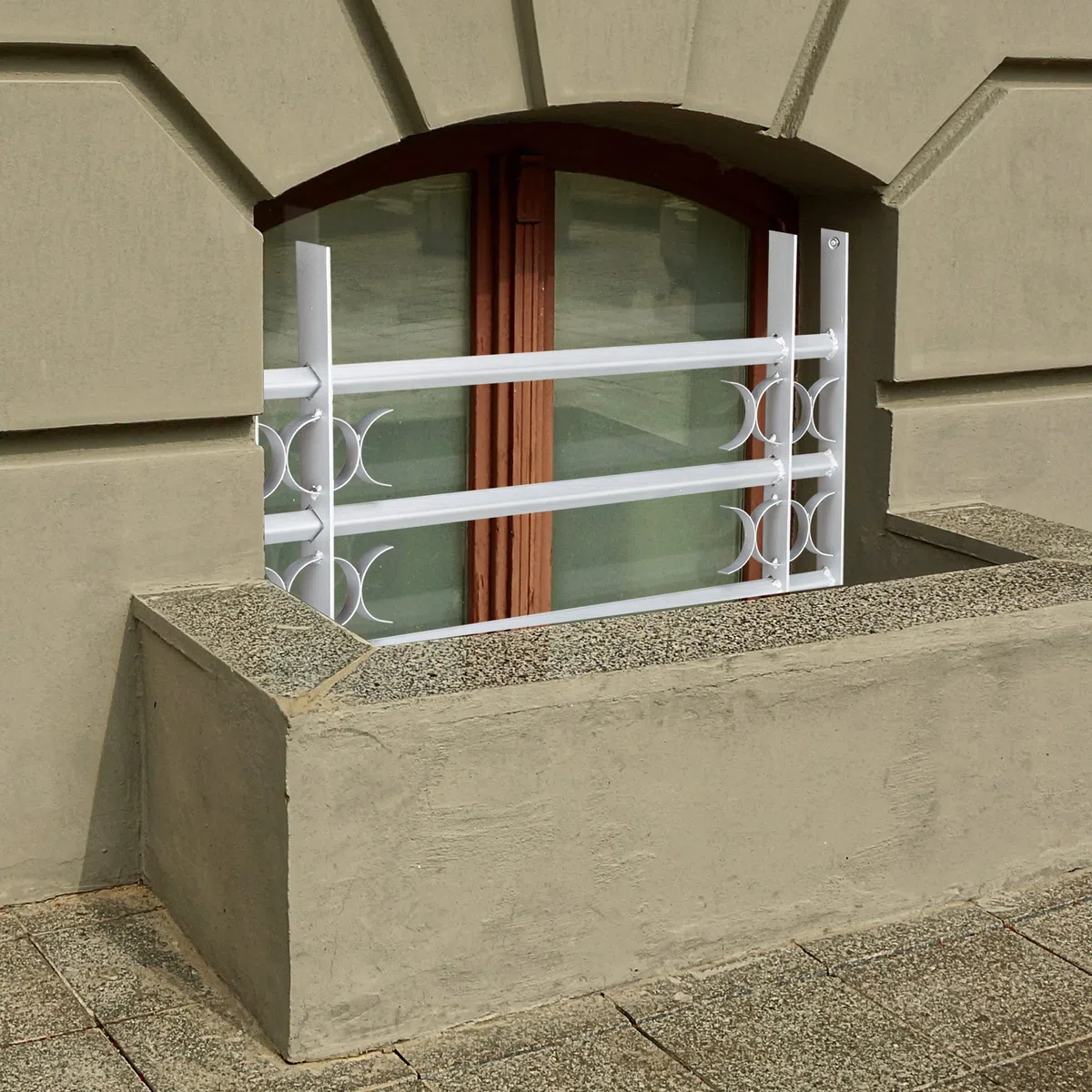 Relaxdays Fenstergitter Einbruchschutz, ausziehbar, für außen, Stahl, 450 x 700-1050 mm, Sicherheitsgitter, grau