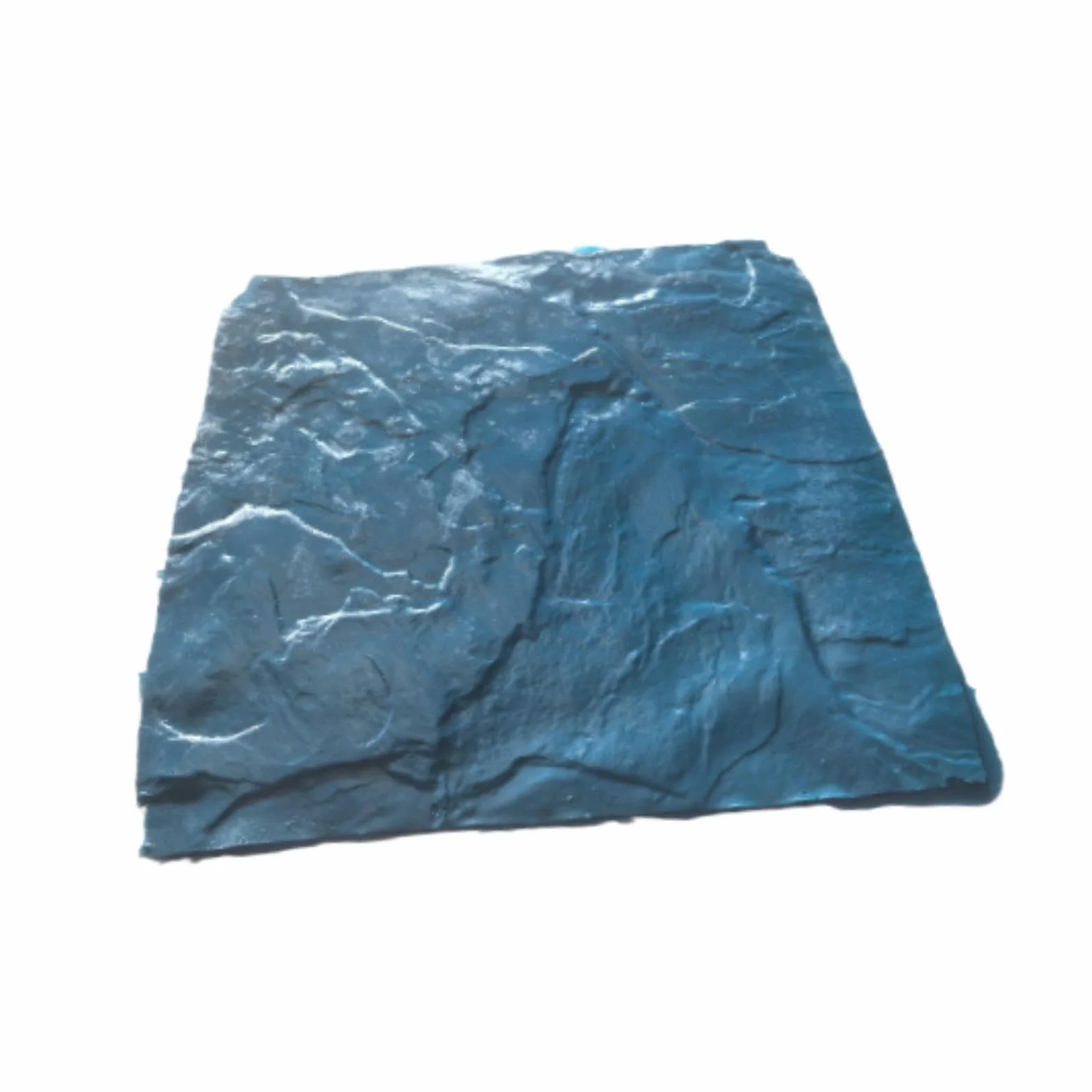 Sharplace Betonstempelwerkzeug, Betonstrukturmatte, DIY-Form, realistische Steinstruktur, nahtlose Stempelmatte für Fliesen, Garten, Außenwand, Rasen, Hof, Terrasse, Einfahrt, 45 x 45 cm, Blau