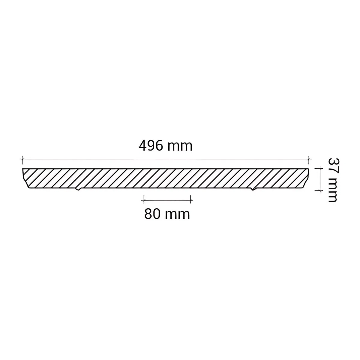 Profhome 156024 Deckenrosette Ø 49,6 cm | Stuckrosette aus Polyurethan Hartschaum | Klassische Lampenrosette weiß vorgrundiert für Kronleuchter & Deckenleuchten