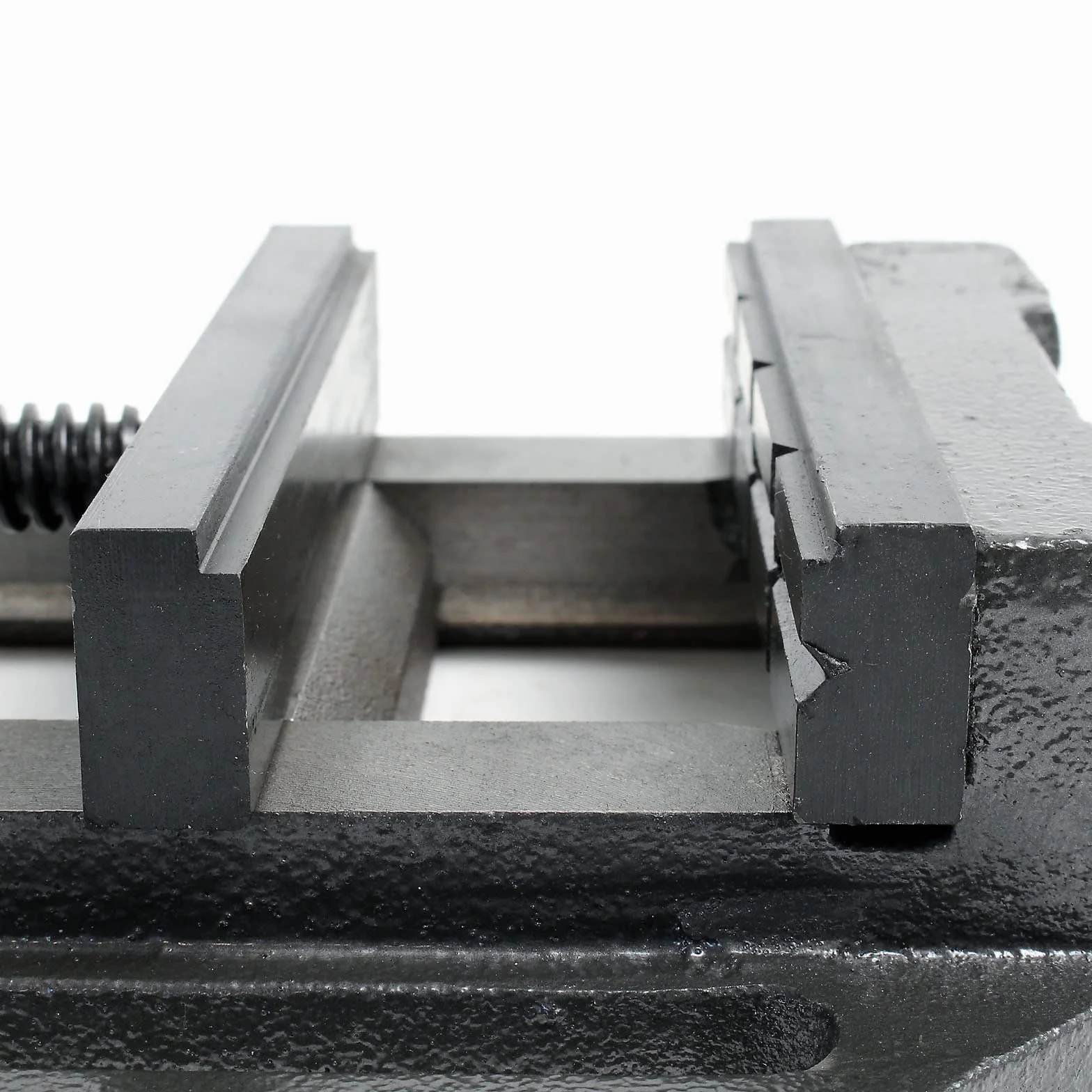 Wiltec Maschinenschraubstock 200 mm Backenbreite, Schraubstock für Werkstatt, Bohrmaschinenschraubstock als Spannwerkzeug