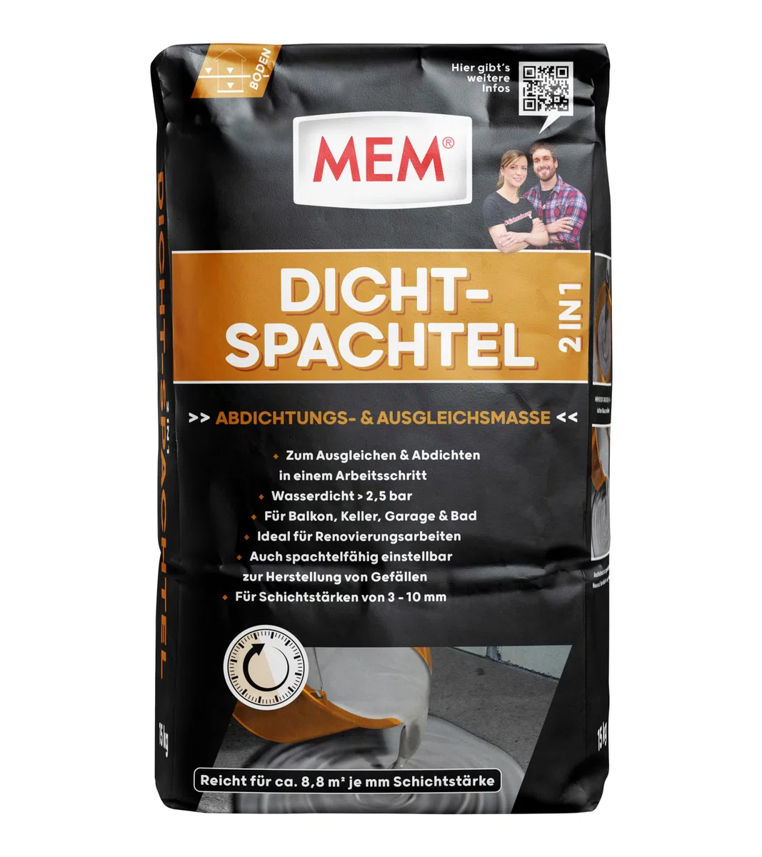 MEM Dicht Spachtel 15 Kg