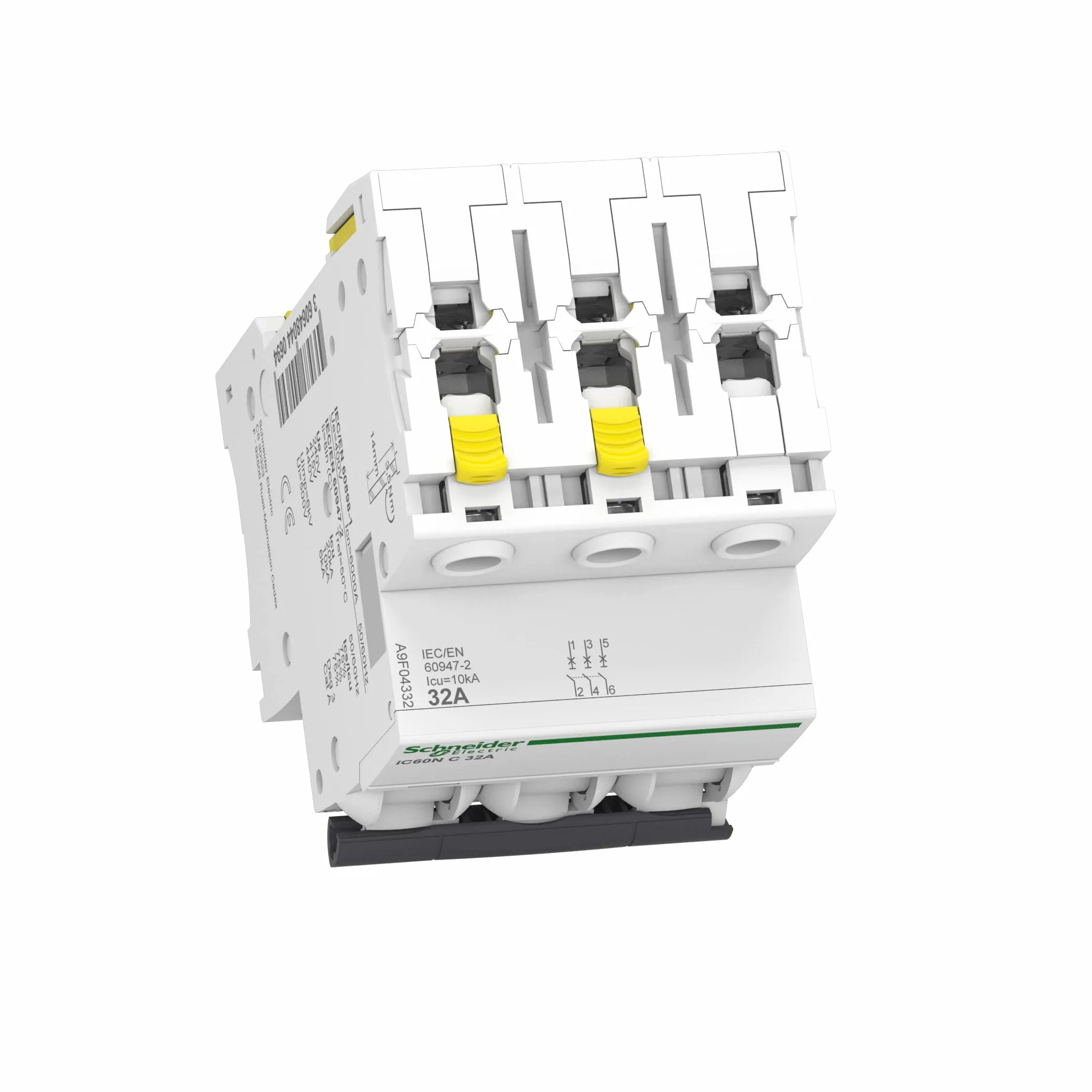 Schneider Electric Leitungsschutzschalter Acti9 iC60N, 3-polig, A9F04332