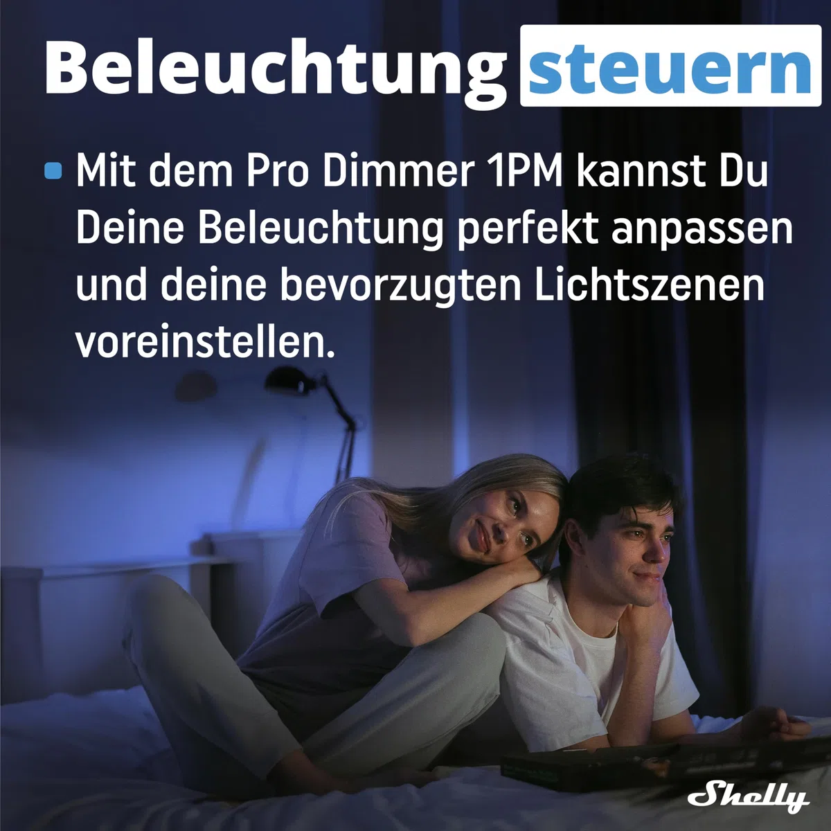 Shelly Pro Dimmer 1PM | WLAN & LAN Professioneller 1-Kanal-DIN-Hutschienen-Smart-Dimmer mit Leistungsmessung | Halogenlampen & Dimmbare LEDs - 200 W | iOS-Android App | Alexa & Google