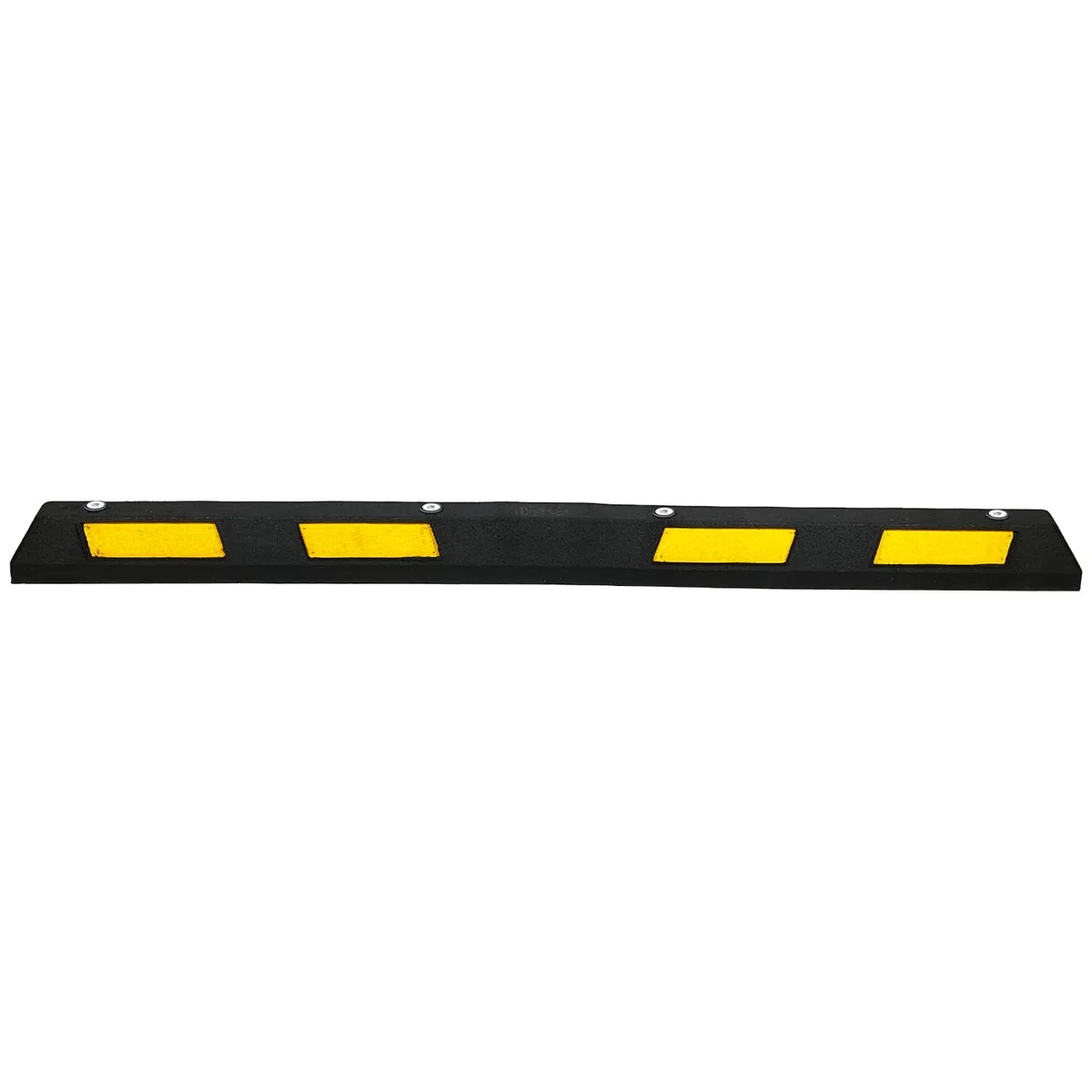 UvV Wheel - Parkstop Radstop 180cm in gelb/schwarz + Befestigung + Verschlussstopfen für die oberen Öffnungen