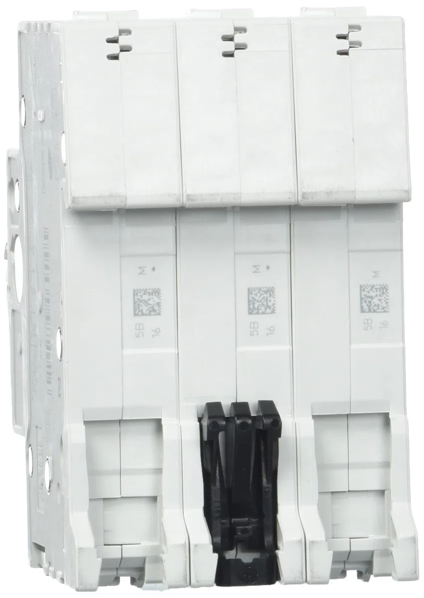 ABB S200 MCB Leitungsschutzschalter Typ B, 3-polig 16A 400V, Abschaltvermögen 6 kA System Pro M Compact (Packung mit 2)