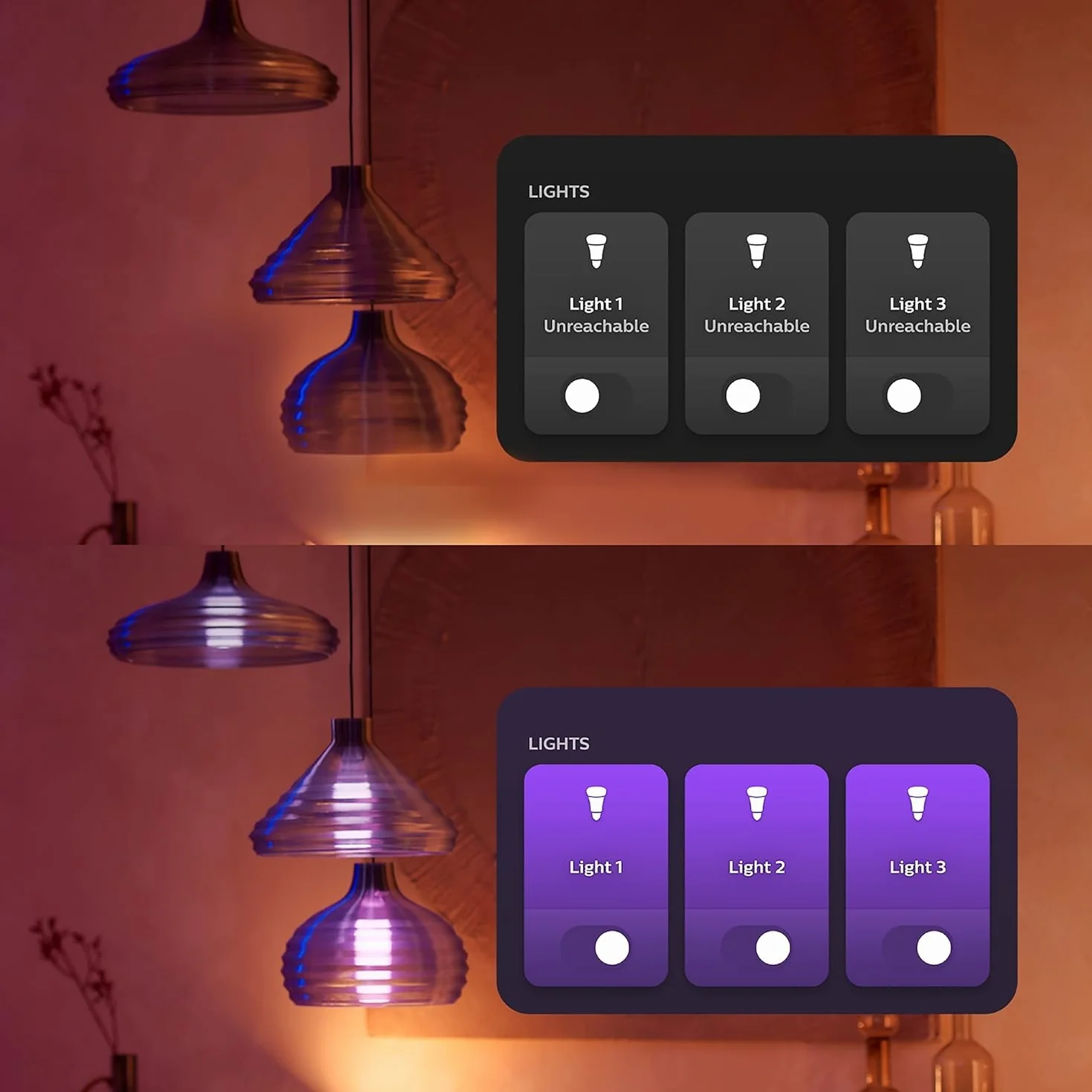 Philips Hue Wandschalter Modul (2er-Pack), ergänzt Lichtschalter für Hue Smart Lampen zur permanenten Erreichbarkeit, einfache Installation hinter vorhandene Wandschalter, weiß
