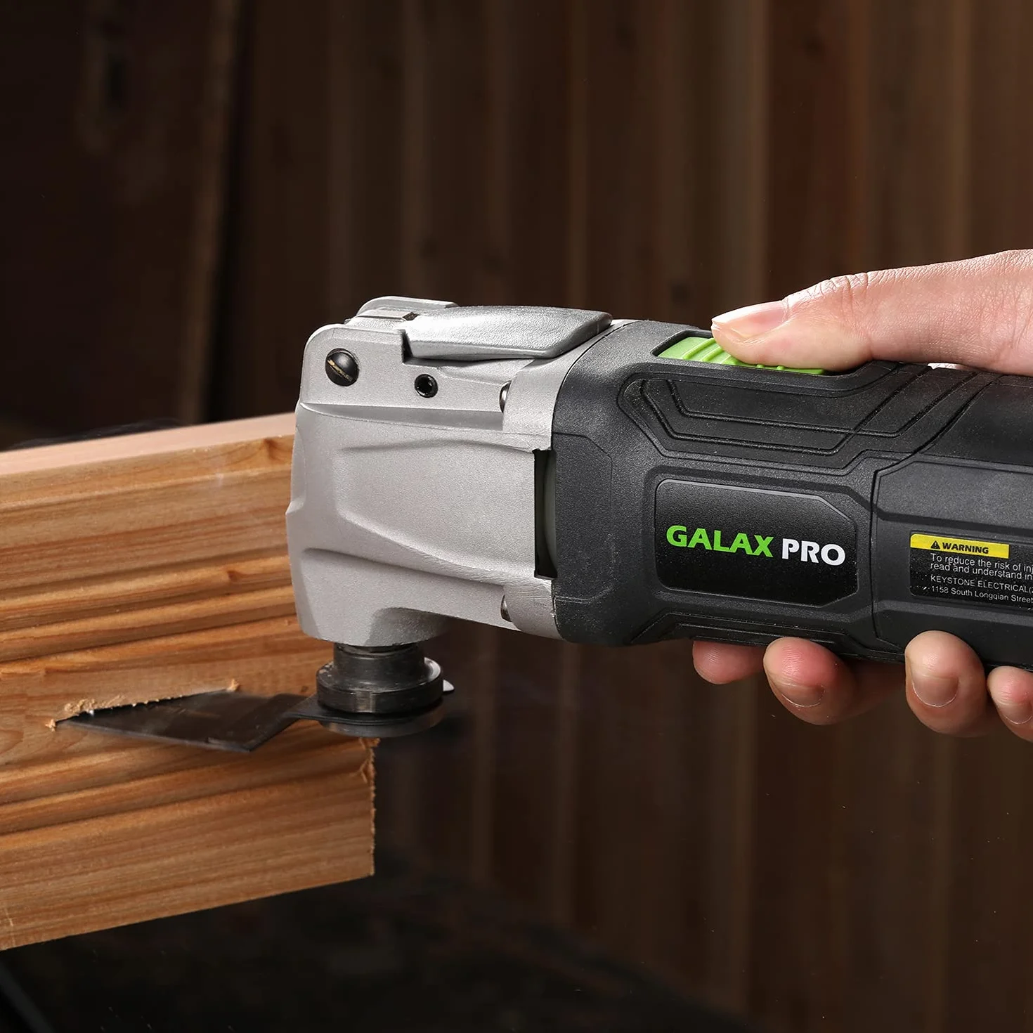 GALAX PRO Oszillierende Werkzeuge, 6 variable Geschwindigkeiten, 15000-22000RPM Multifunktionswerkzeug, 260W, 40-teilig, Zubehör mit Schnellspanner Multifunktionsklingen mit Tragetasche