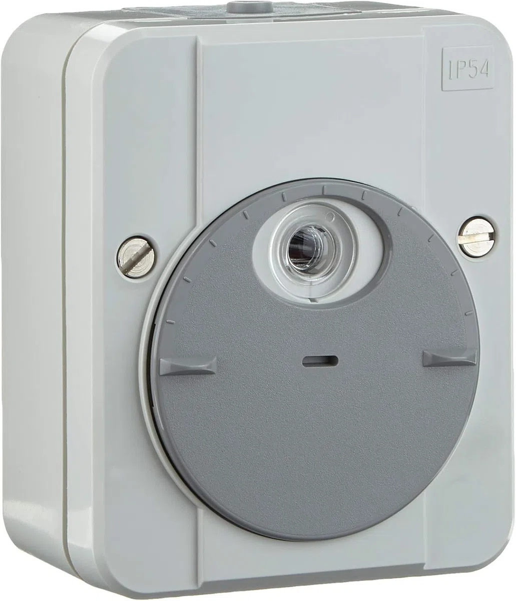 Schneider Electric Merten Argus Dämmerungsschalter, Schaltverzögerung, lichtgrau, Artikelnummer 544894