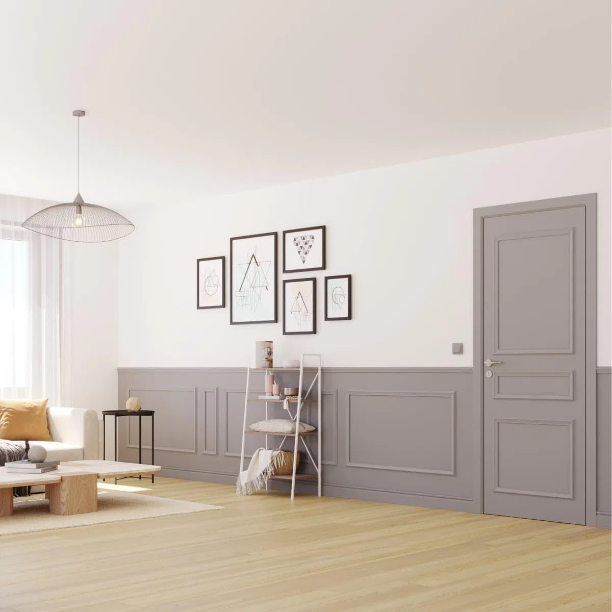NORDLINGER PRO Vorgeschnittene Holzleisten für Türverkleidungen – geeignet für Türen von 73 und 83 cm – FSC