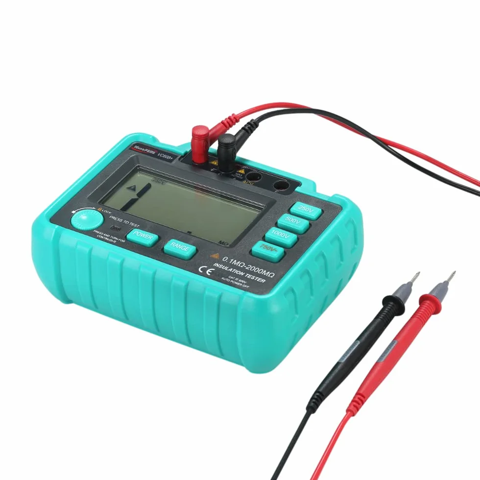 VC60B+ LCD Digital Insulation Resistance Tester Megohm Meter Megohmmeter DC250V/500V/1000V AC750V