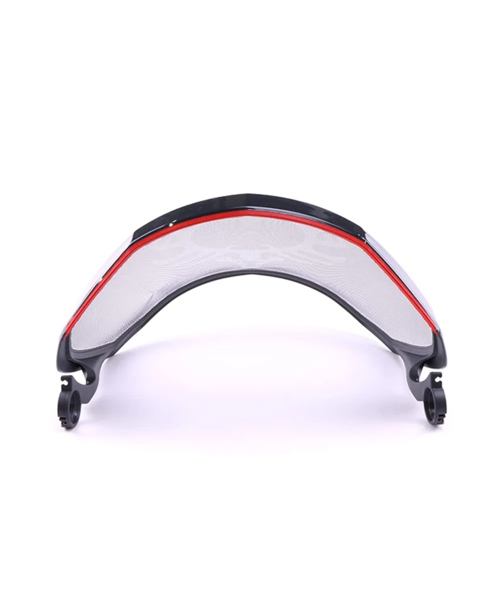 Protos Integral Ätzmetallvisier/Forsthelm Visier F39 KOX Edition Schutzhelm Visier mit 39 Öffnungen je cm²
