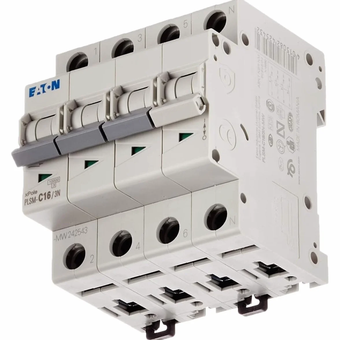 Eaten EATLSMC163N Eaton LEITUNGSSCHUTZSCHALTER 16A/3N/C, White