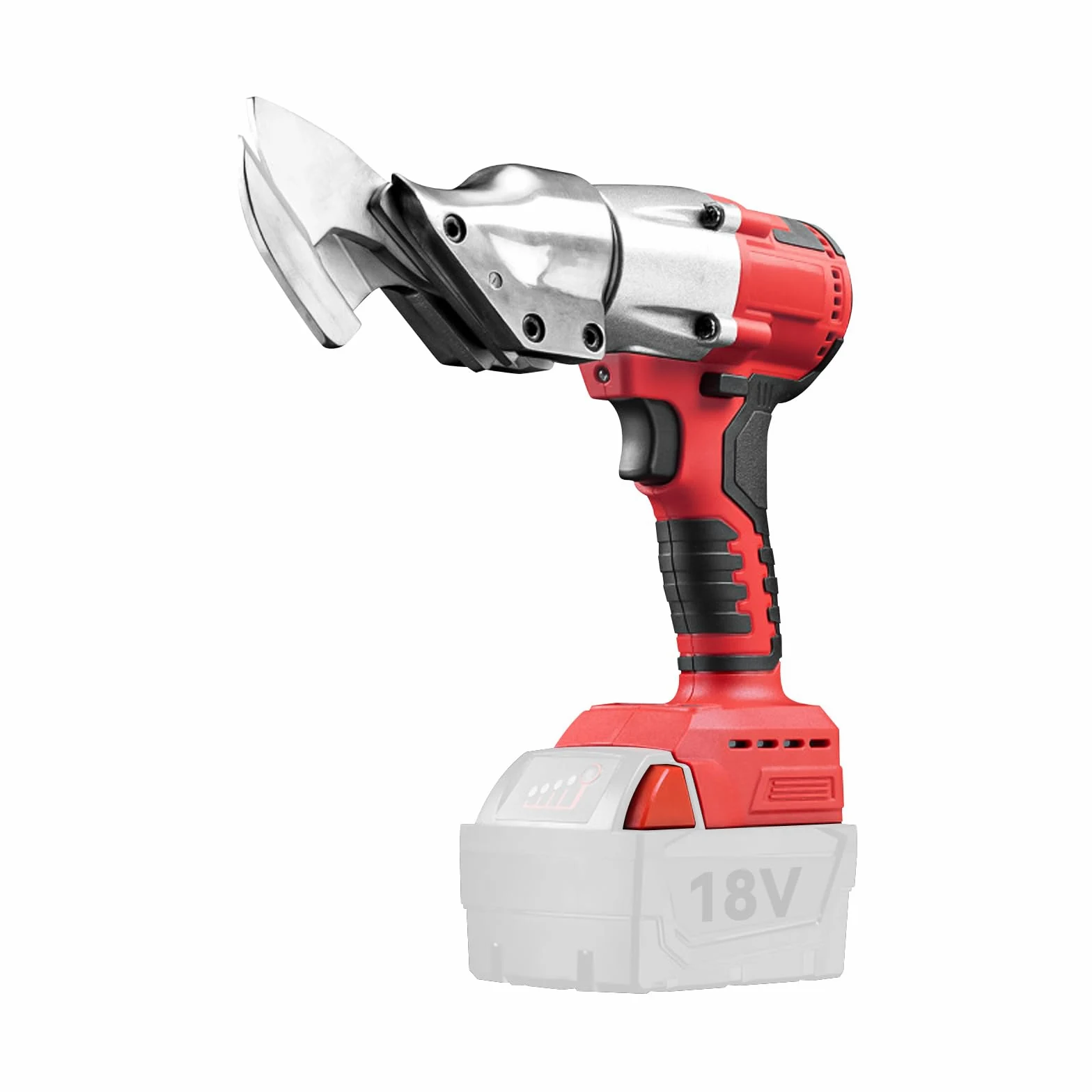 Akku-Elektroschere für Milwaukee 18V Akku, 300N.m Bürstenlose Blechschere, Max 2mm Scherenstärke für Blech, Teppich, Leder, Metall