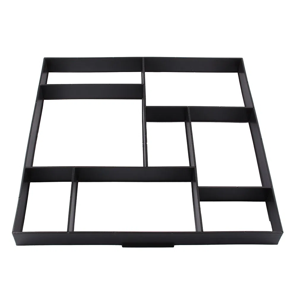 GOTOTOP Betonform Pflaster-Gussformen, Schablonen für Weg- und Terrassenfliesen, Garten Betonform für Ziegel und Zement, 50 x 50 x 4,5 cm