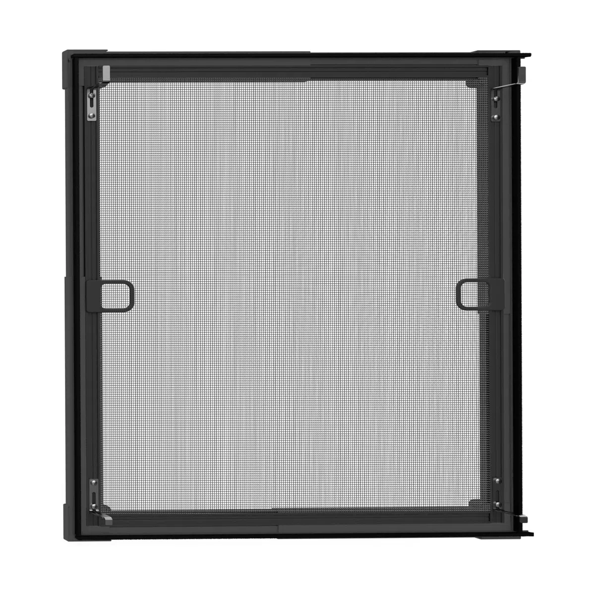 Schellenberg 70477 Fliegengitter-Teleskoprahmen Click & Protect, max. 130 x 140 cm, anthrazit