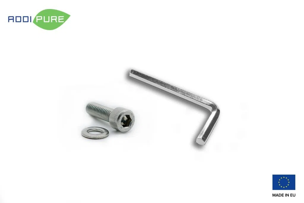 Höhenverstell-Einheit für Rohr/Extraktor PEO 35 * 35 und 60 * 35. Lebensmittel echtes Aluminium, eloxiert.
