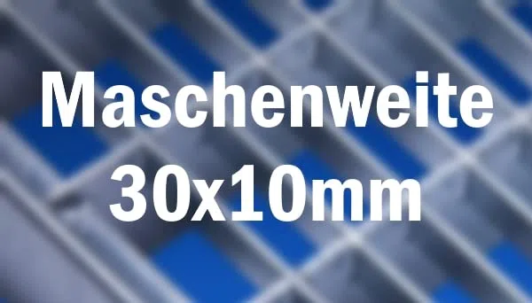 SPH Gitterrost verzinkt300x500mm mit ZARGE Maschenweite 30x10mm Gesamthöhe 23mm