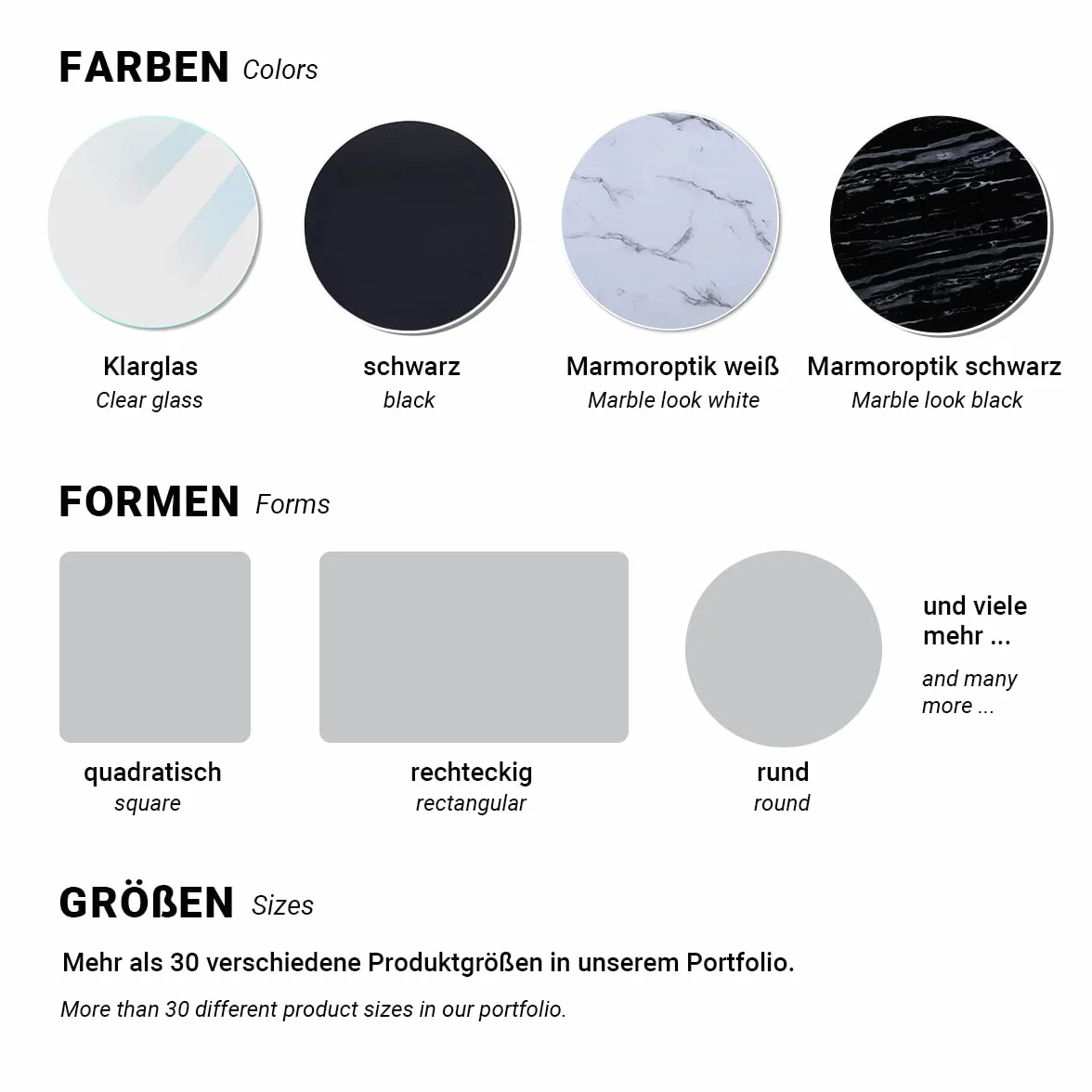 Euro Tische Glasplatte für Kaminofen und Tischplatte in 60cm Facettenschliff, Schutzplatte mit 6mm ESG Sicherheitsglas, Funkenschutzplatte, Glasboden für Kamin (Klarglas)