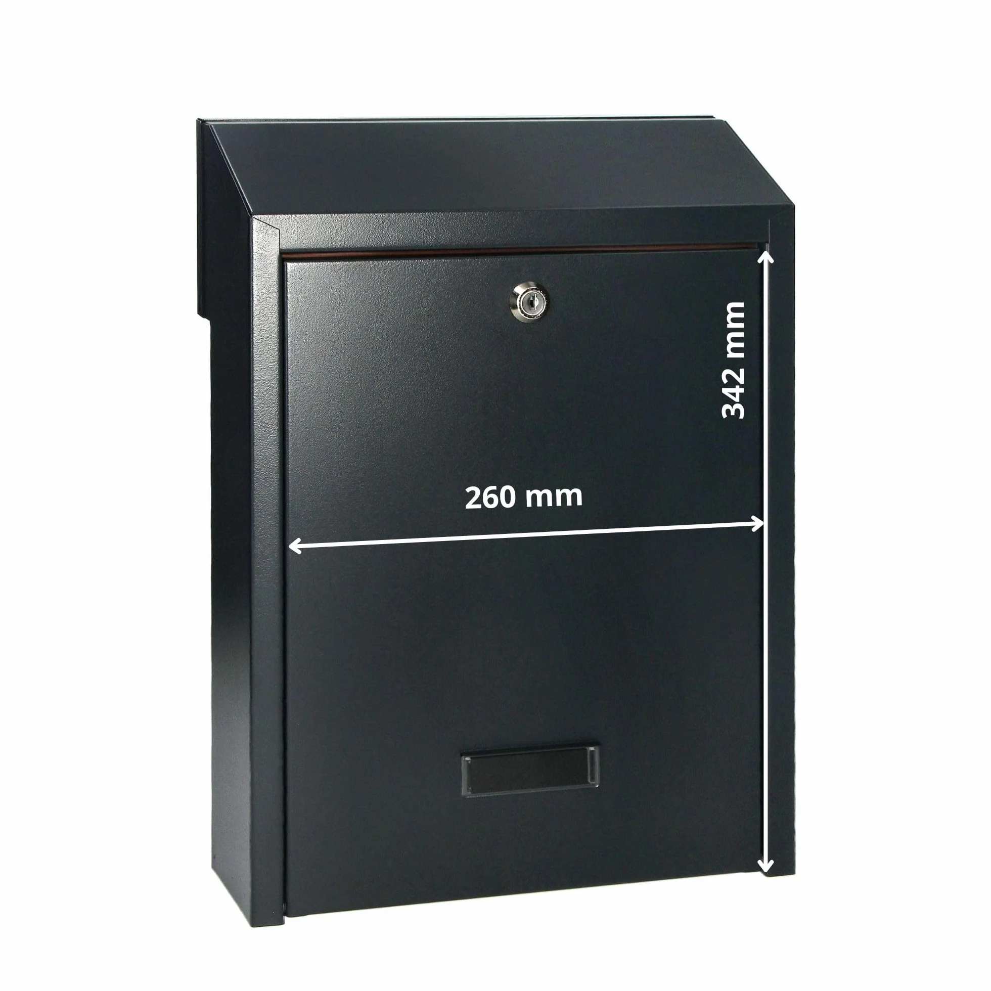 Briefkasten Günstig Groß und Wasserdicht Beste Briefkasten Klein Briefkasten mit Namen - Ideal für den Außenbereich Zwei Montagemöglichkeiten