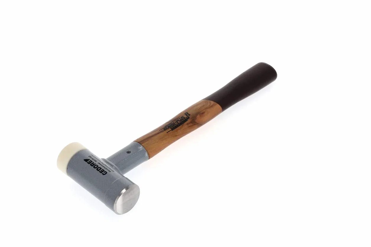GEDORE KOMBI-PLUS R Hammer, mit Holzgriff, Schon-/Schlosserhammer, Ø 40 mm, rückschlagfrei, Hickorystiel, 247 H-40