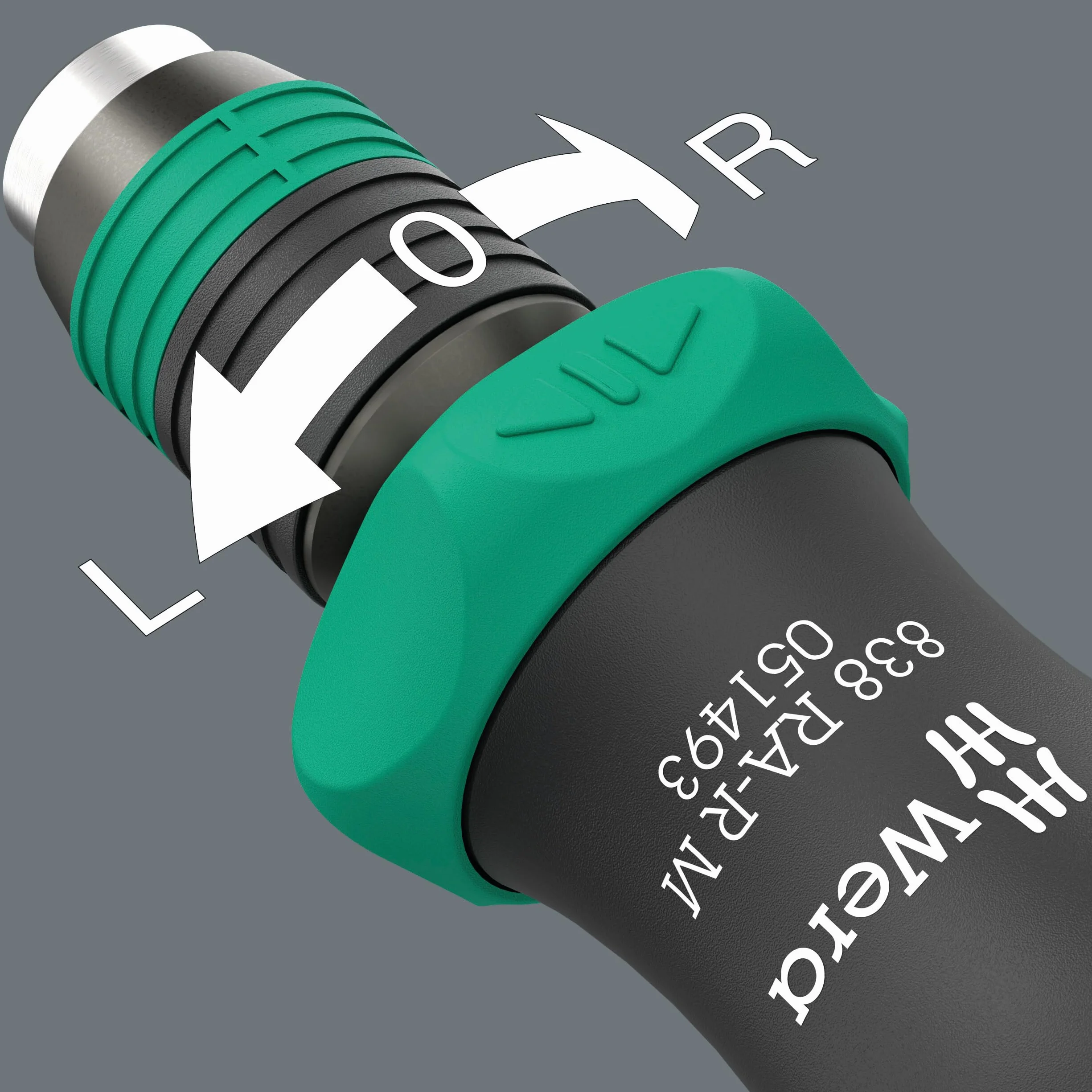 Wera 05051061001 Kraftform Kompakt 838 RA-R M Set 1, 15-teilig
