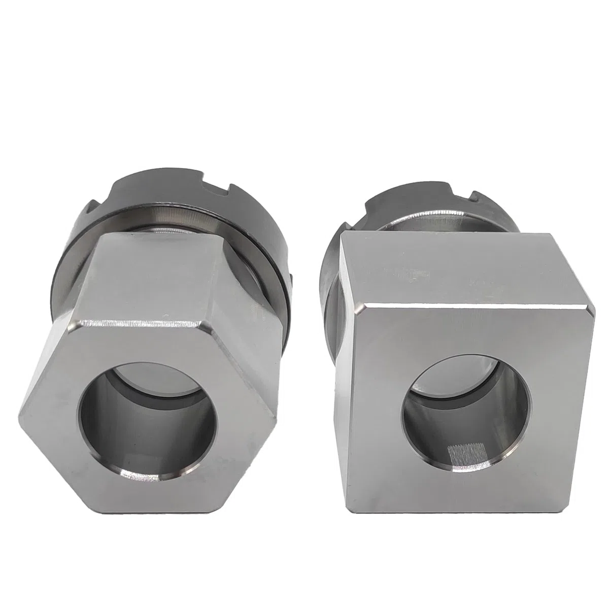 ER-32 Spannzangenblock, Vierkant- und Sechskant-Spannzangen-Block-Set, Werkhalterhalter, 0,005 mm Genauigkeit, hohe Rundlaufgenauigkeit, Fertigbearbeitung