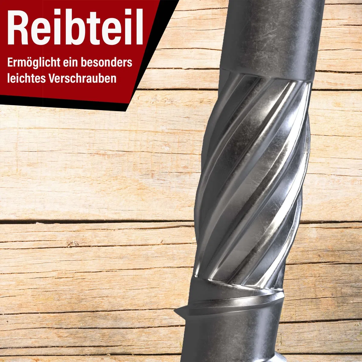 Terrassenschrauben 5 x 90 T-INOX - 400 Stück Edelstahl gehärtet C1, Torx 25 inkl. Edelstahl Bit - AISI 410 martensitisch