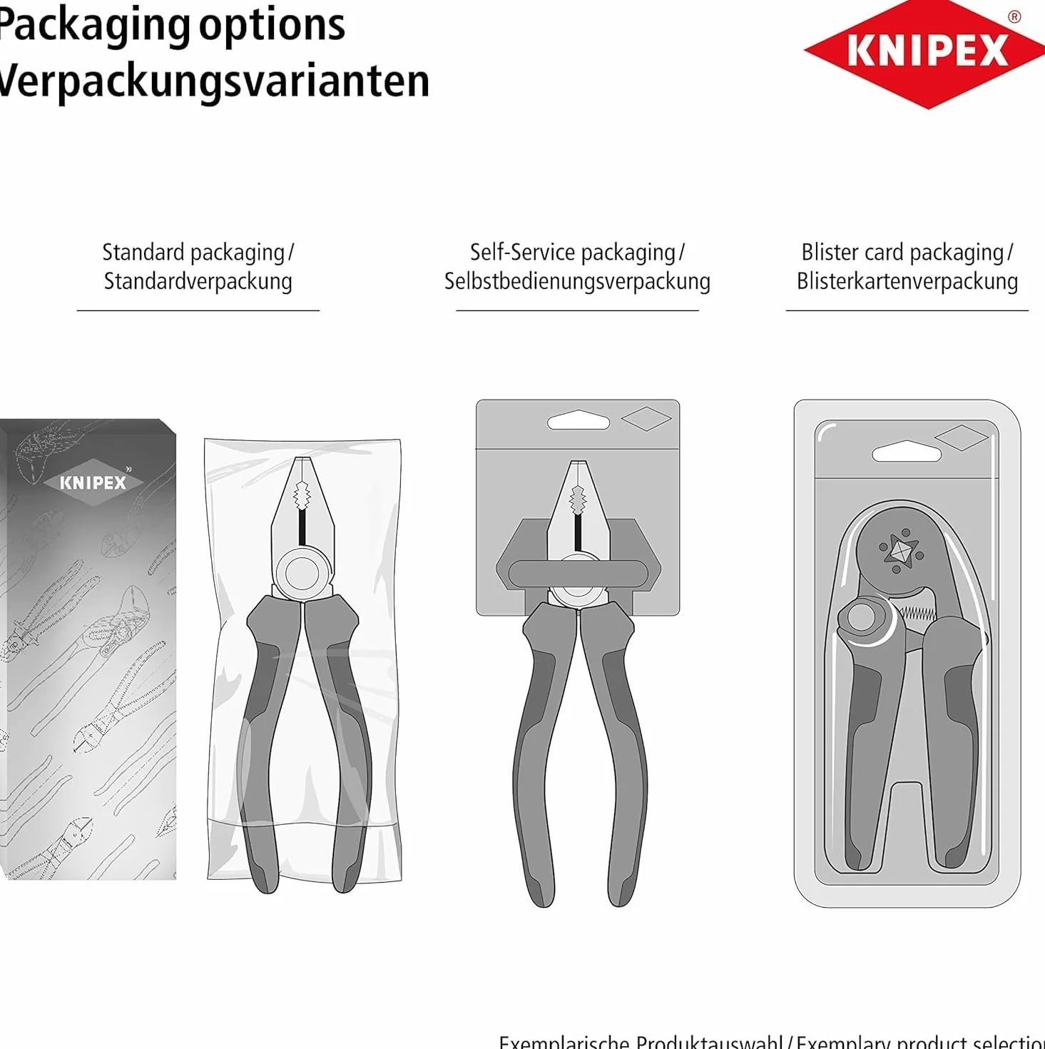 KNIPEX Ausklinkzange mit Kunststoff-Hüllen 250 mm, 90 61 20