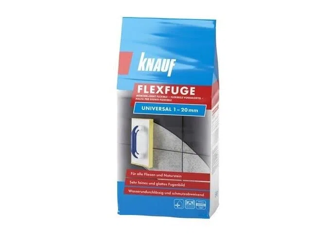 Knauf Fugenmörtel Flexfuge Universal 1 Kg silbergrau