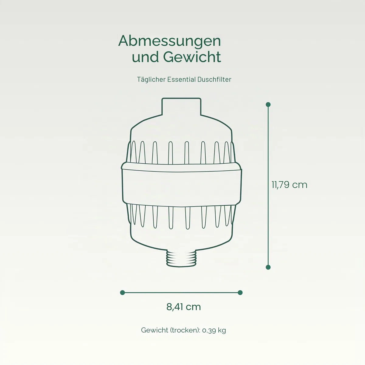 AquaBliss SF220 Universal-Duschfilter mit austauschbarer mehrstufiger Kartusche – lindert Juckreiz, Ekzeme und Akne für strahlende Haare, Nägel und Haut, Chrom