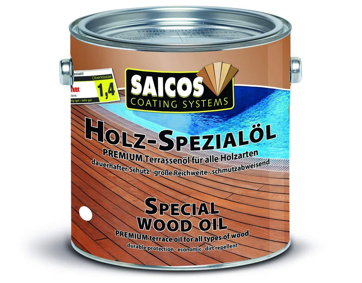 Saicos Holz-Spezialöl Terrassenöl Lärche - 2,5 Liter