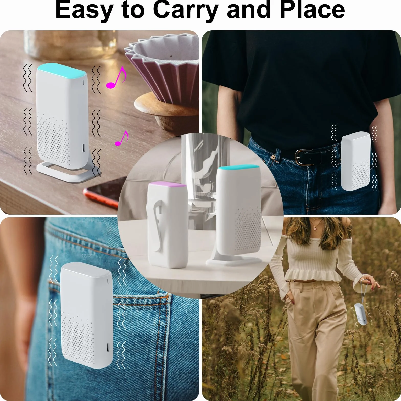 Haus Wireless Mobiler Alarm Notruf Knopf Vibrations Hausnotruf Panikalarm Funkalarm für Senioren-Betreuer für ältere Kinder (2 zu 2)
