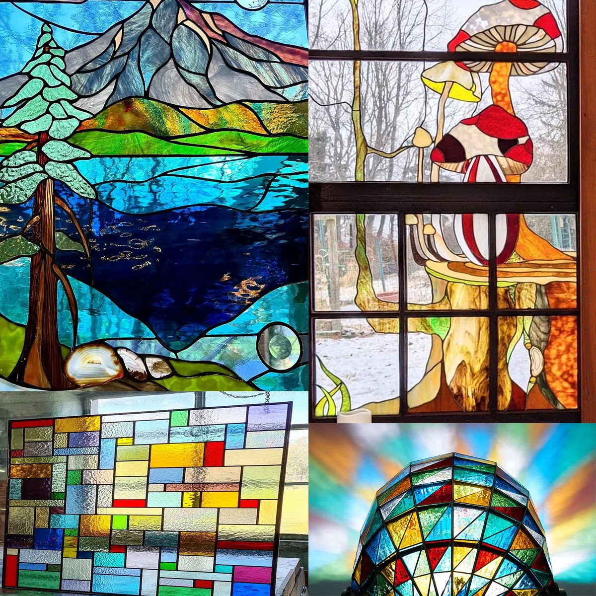 24 Bögen Regenbogen-transparente Buntglasscheibe, Vorteilspackung, 15,2 x 10,2 cm, Kathedralenkunst, Glasmosaikfliesen zum Basteln, Buntglaszubehör für Buntglas- oder Mosaikprojekte
