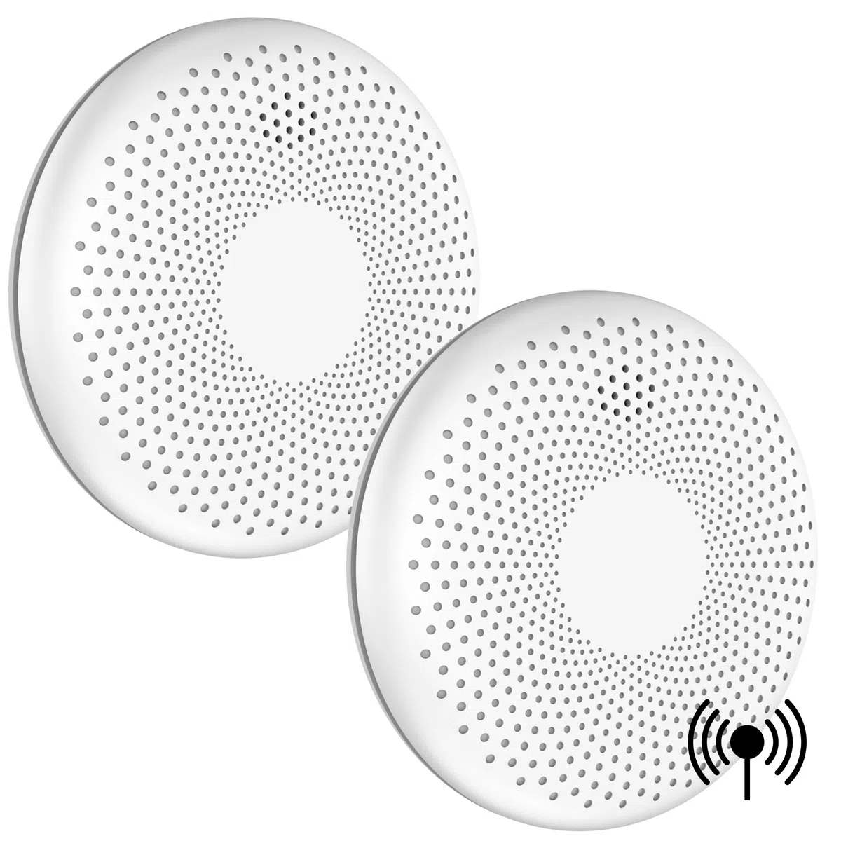 Aroha Link Vernetzte Rauchmelder und Kohlenmonoxid Melder - 10 Jahre Batterie - Kombination CO Melder & Feuermelder Vernetztbar, Kombinationsmelder - 2 Set