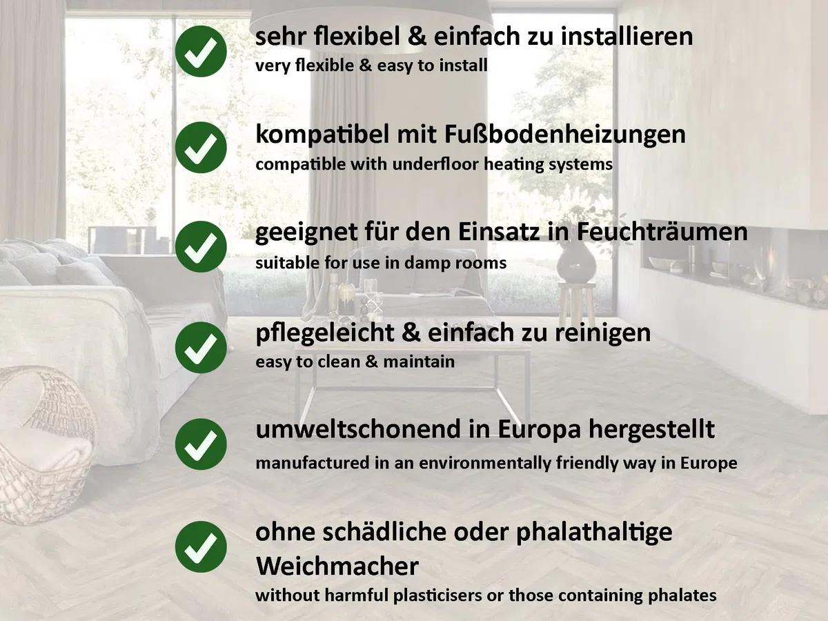 PVC Bodenbelag Vinylboden in Schachbrett-Optik, Zuschnitt (3m breit / 6m lang)