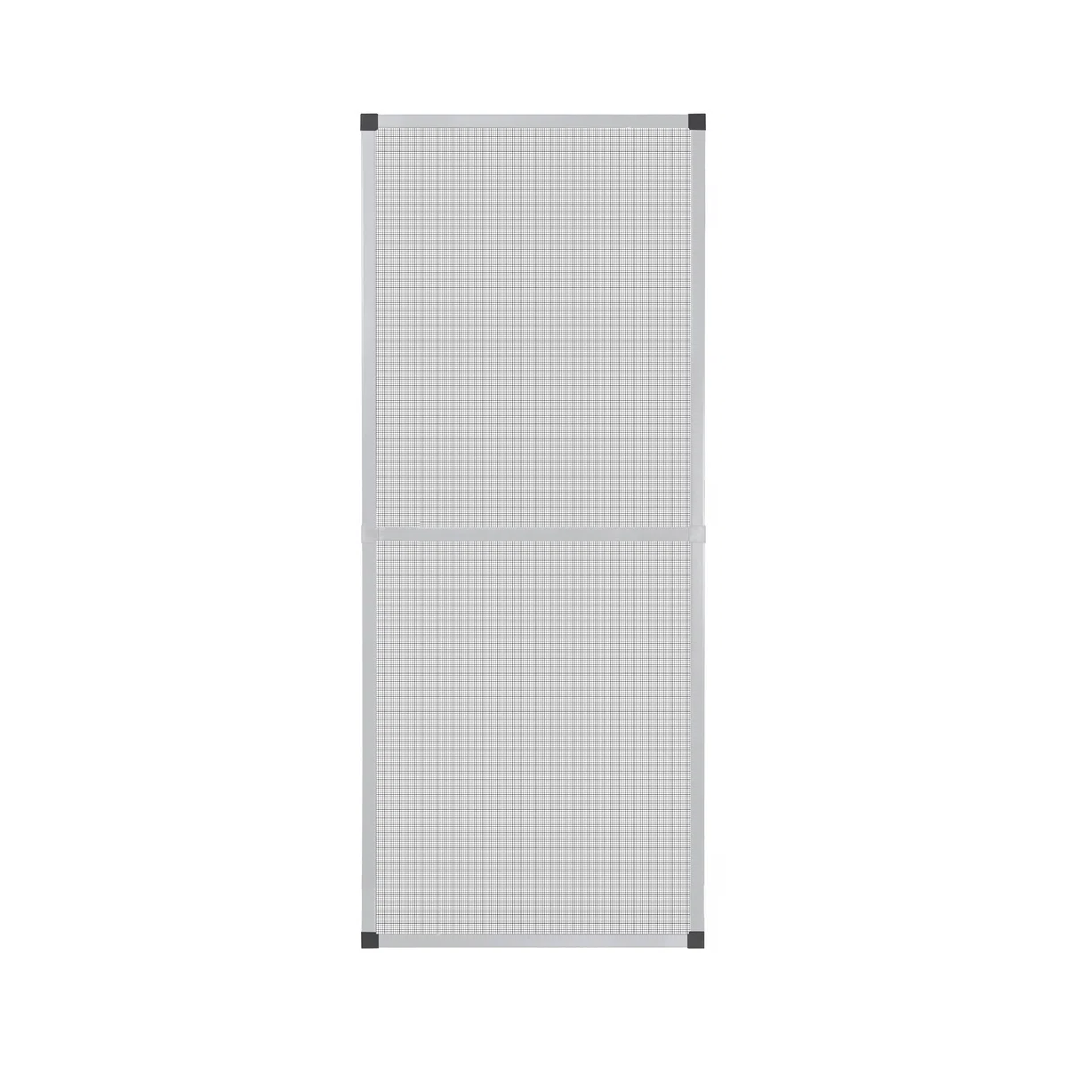 APANA Fliegengitter Fenster 130x240 cm weiß - Alurahmen & robustes Fiberglasgewebe – Insektenschutz ohne Bohren mit Bürstendichtung – montagefertig – Fliegennetz