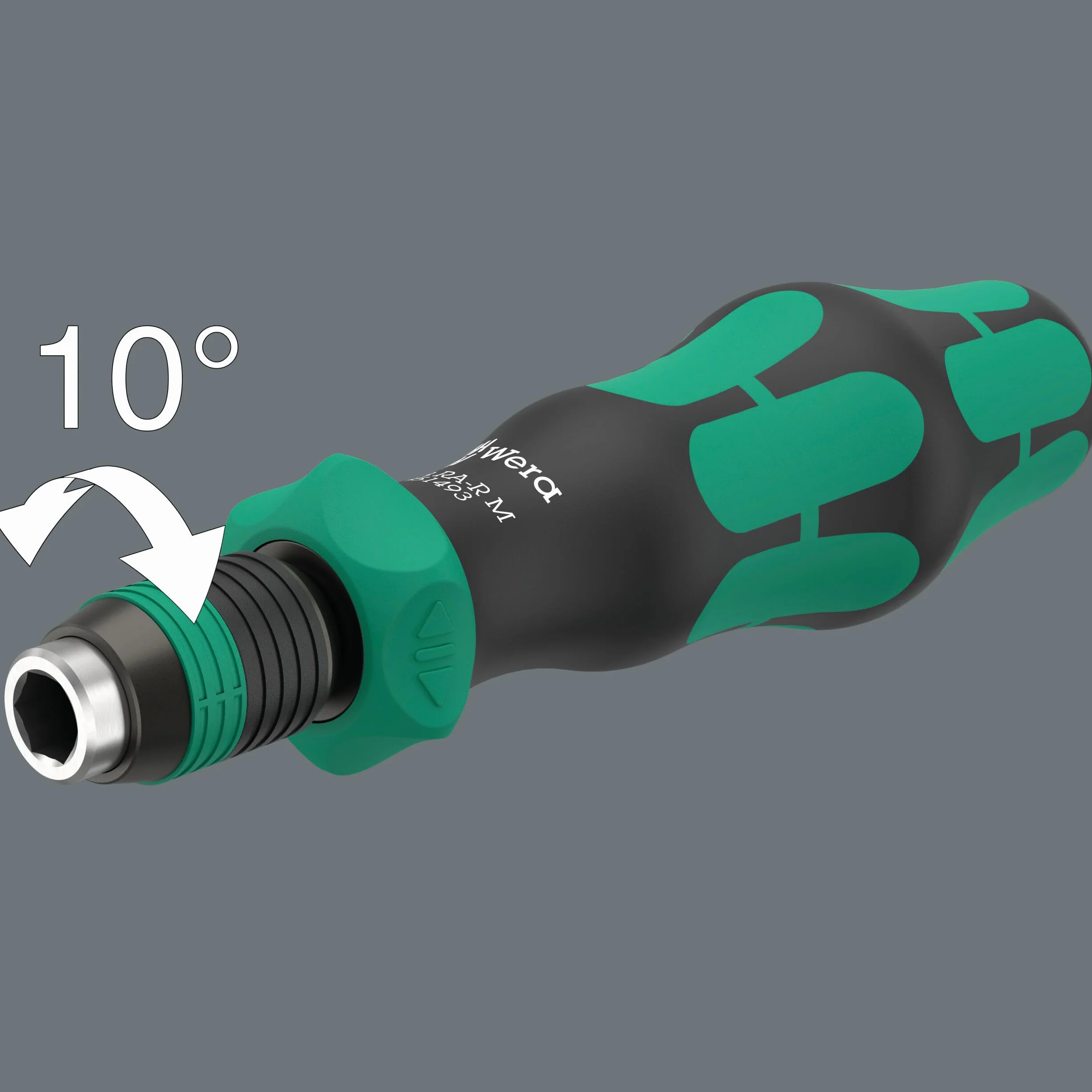 Wera 05051061001 Kraftform Kompakt 838 RA-R M Set 1, 15-teilig