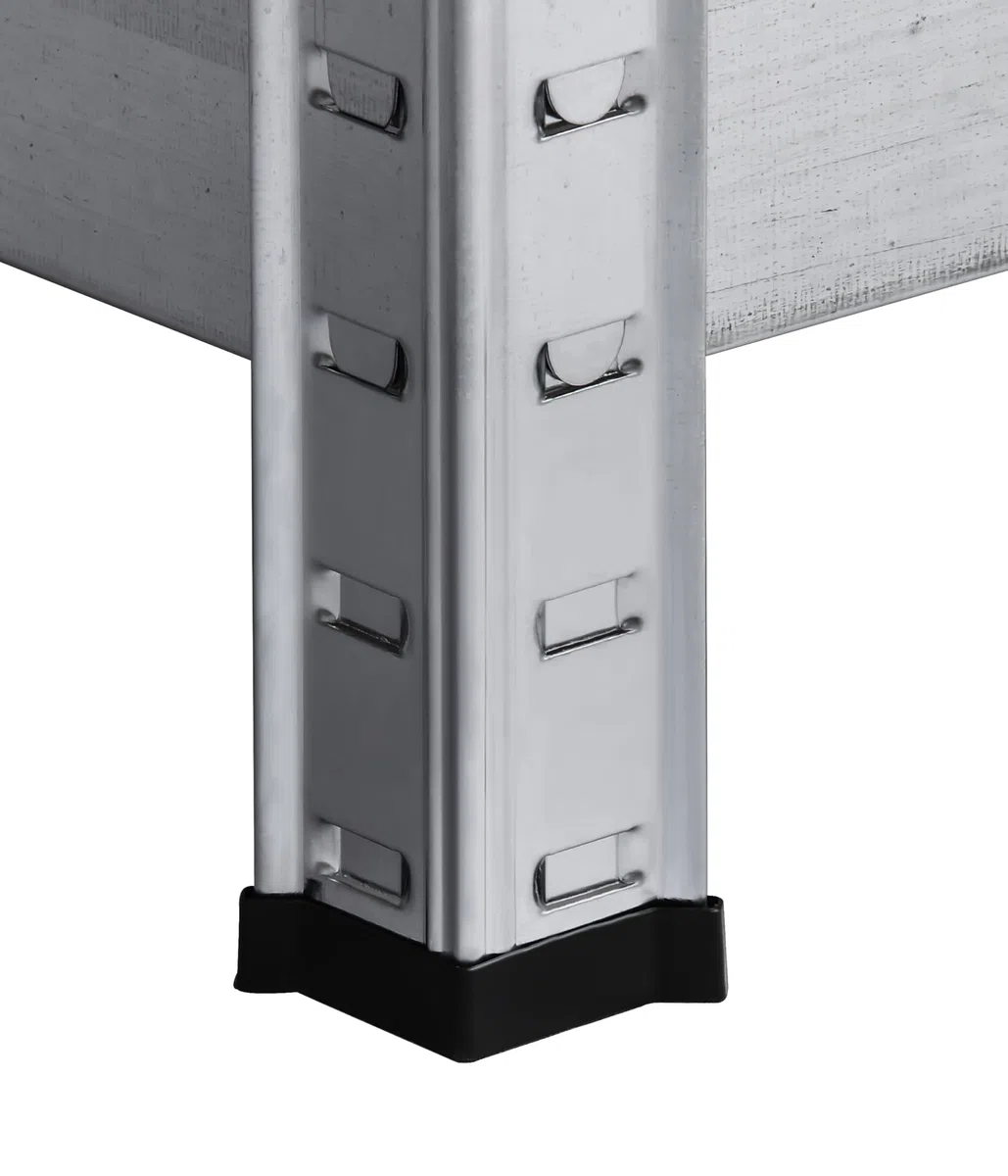 SCHULTE Regalwelt Stecksystem-Schwerlastregal - 5 MDF Böden 180x120x40 cm (HxBxT), verzinkt