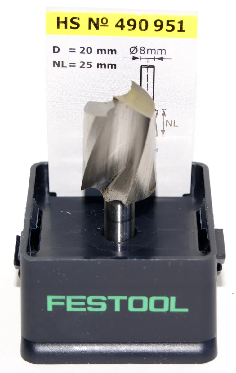 Festool Spiralnutfräser HS Spi S8 D20/25
