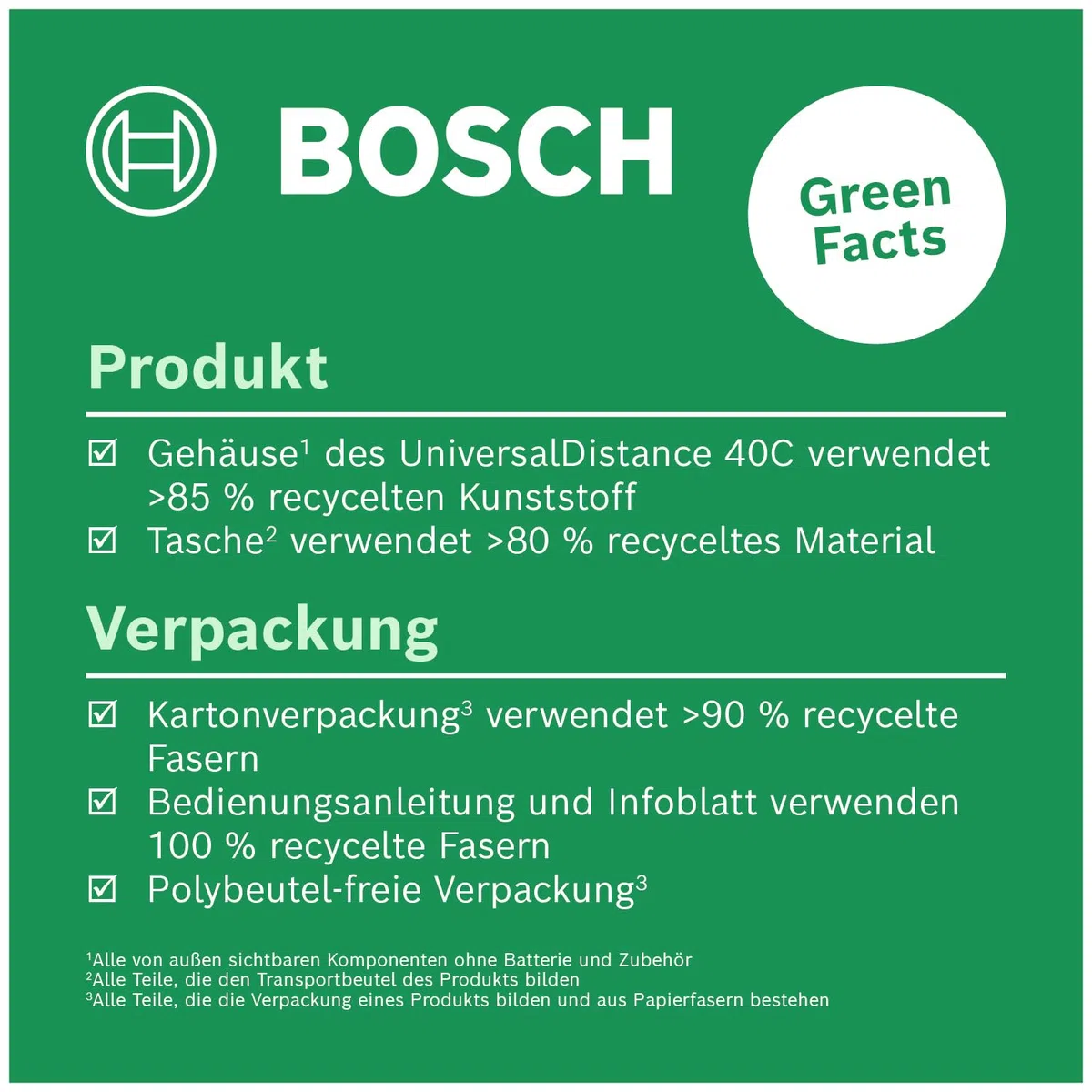 Bosch Laserentfernungsmesser UniversalDistance 40C (Distanz bis 40m präzise messen, Bluetooth-Konnektivität, Messfunktionen, im E-Commerce Karton)