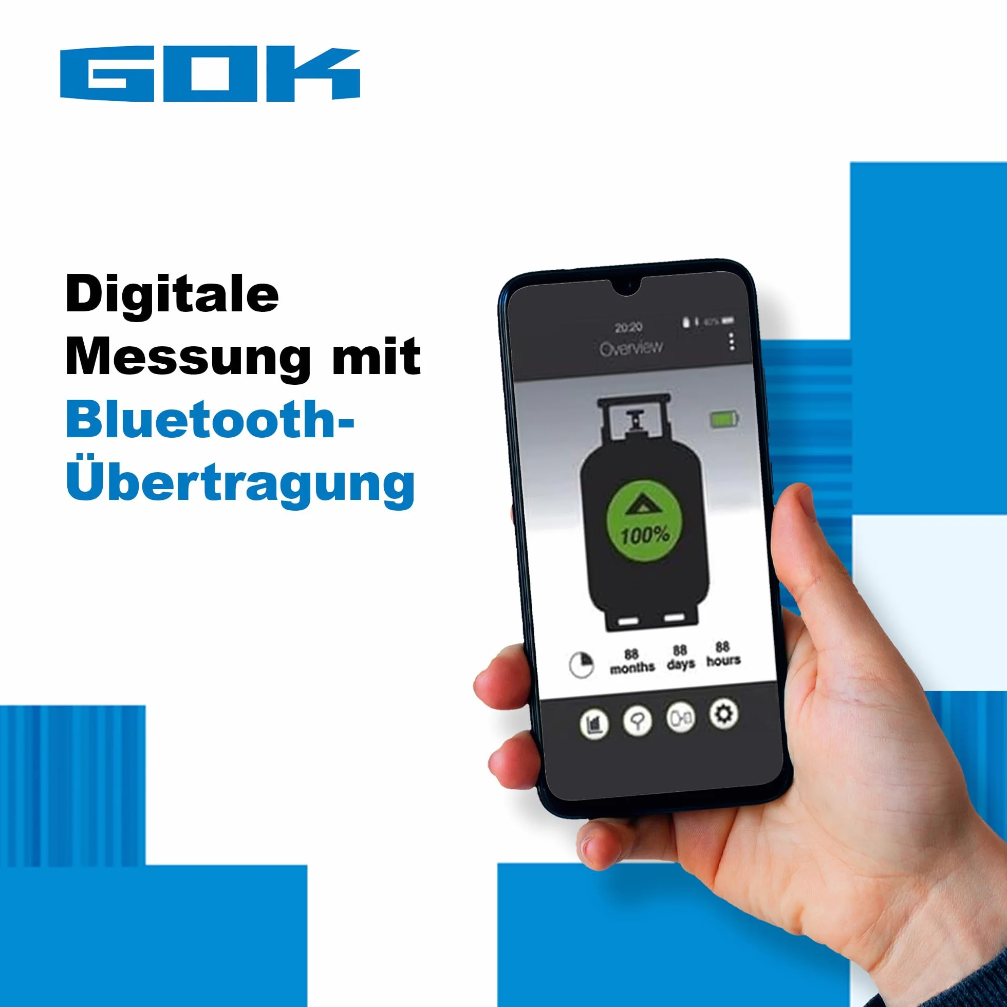 GOK Füllstandsanzeiger Senso4s BASIC für Gasflaschen