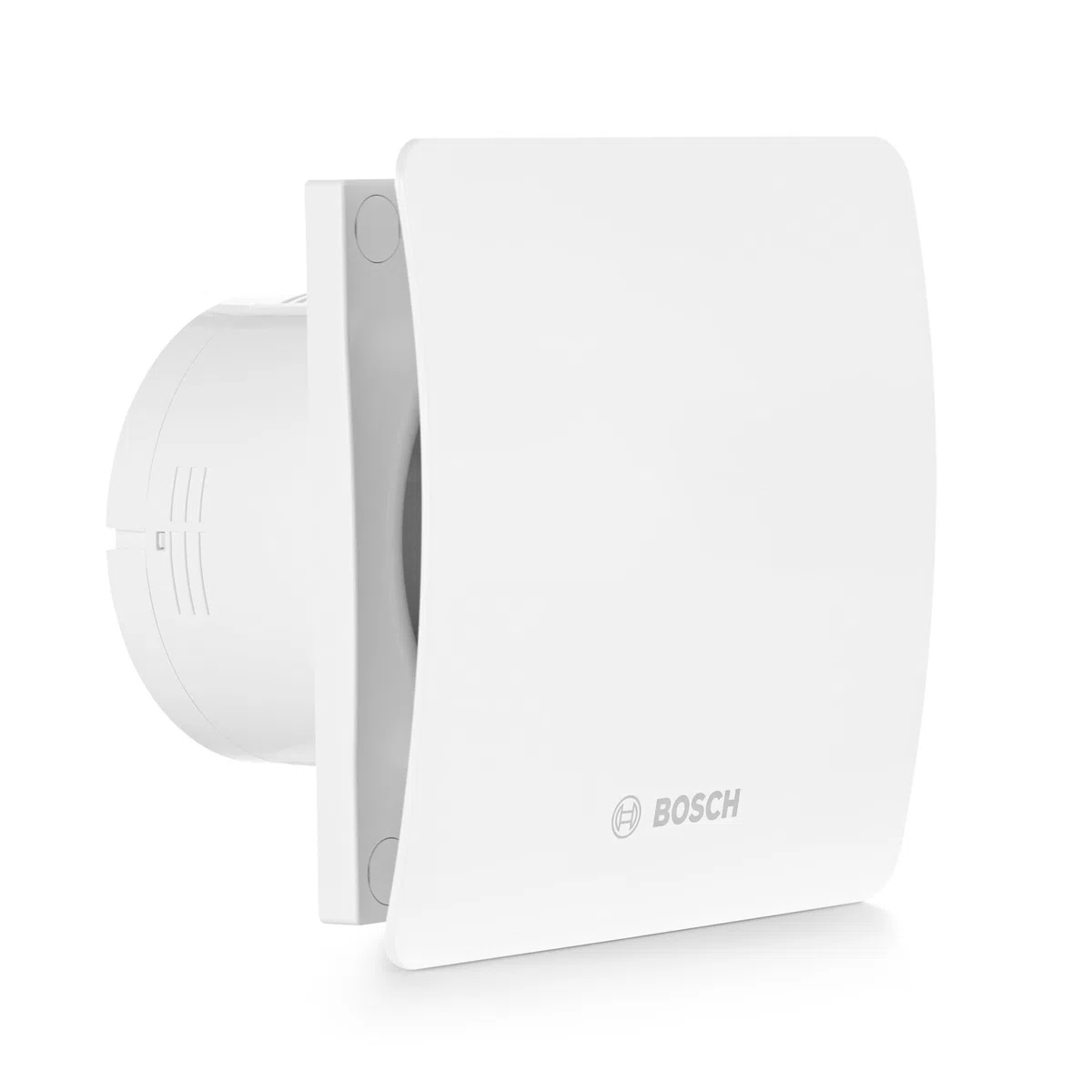 Bosch Badlüfter 1500 DH 100mm - Für Belüftung im Badezimmer und WC, Gegen Feuchtigkeit und Schimmel - Mit Hygrostat und Timer - 100 mm Durchmesser