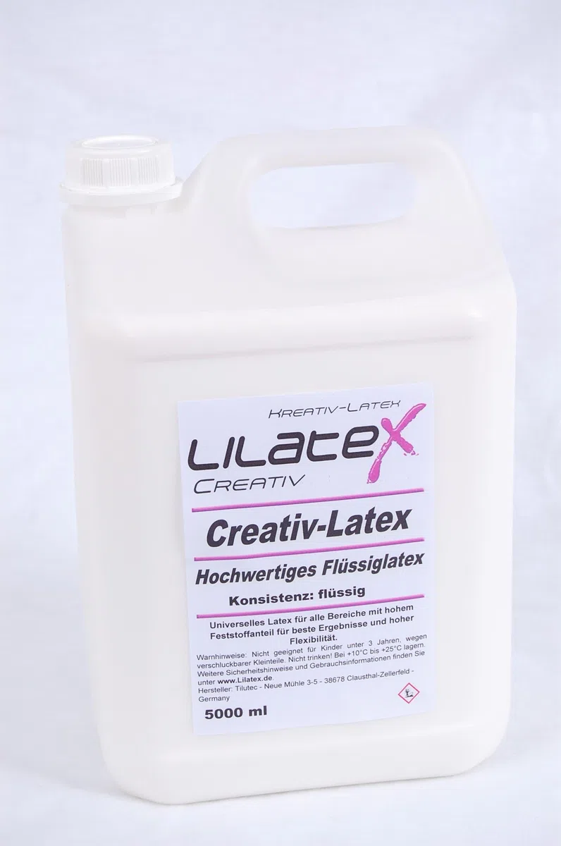 Flüssiglatex/Latexmilch 5 Liter dünnflüssiges Naturlatex