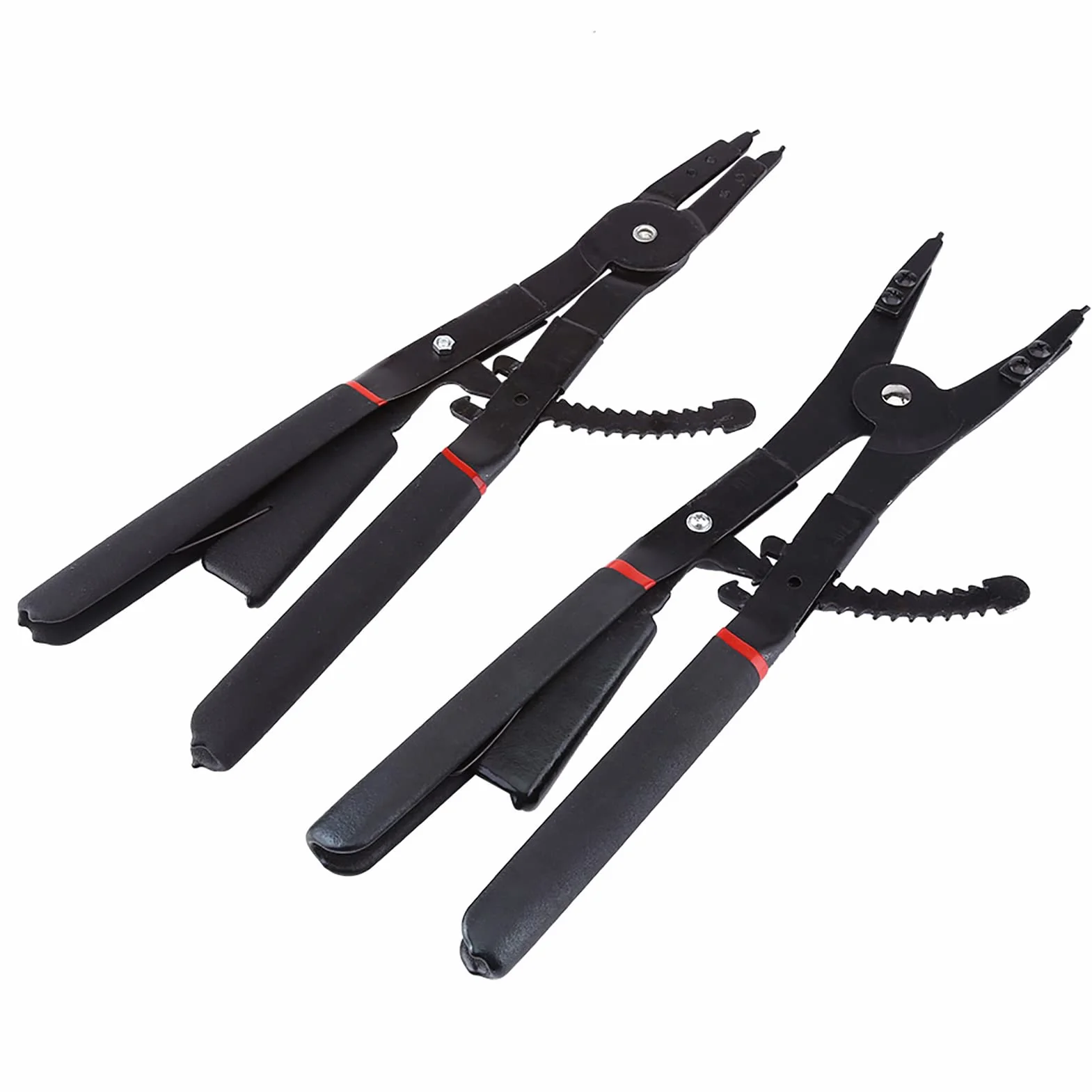 Sicherungsringzange, 16-Zoll-Innen- / Außen-Sicherungsringzange Sprengringzange mit Präzisions-Pick-and-Hook-Set für Ringentferner, Halten und Entfernen von Schläuchen, Dichtungen +