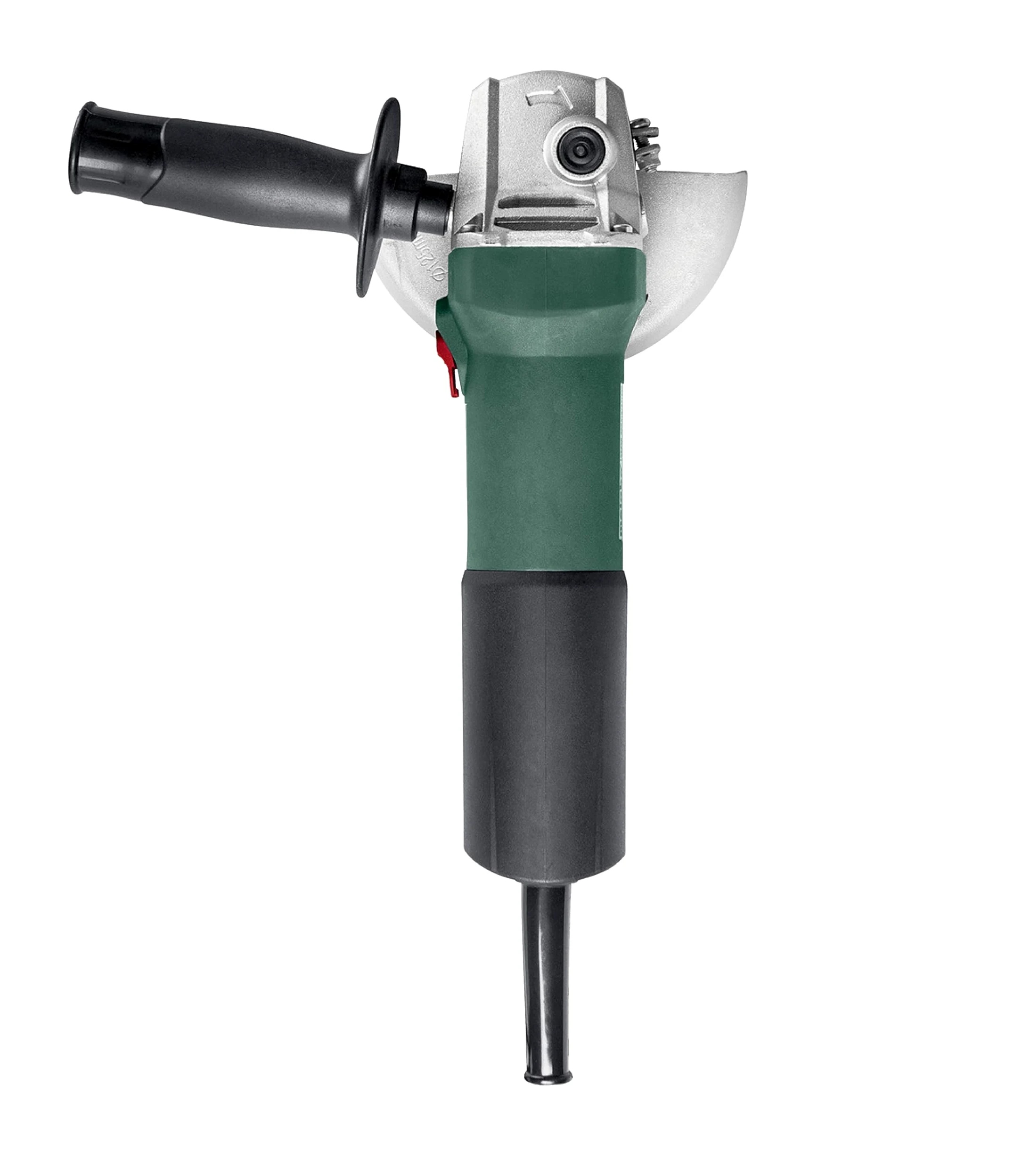 metabo Winkelschleifer W 850-125, 850 W Schleifer für 125 mm Trennscheibe | Robuster Metallschneider mit Schutzhaube, Wiederanlaufschutz, Zusatzhandgriff und 2.5 m Kabel für hohe Sicherheit.