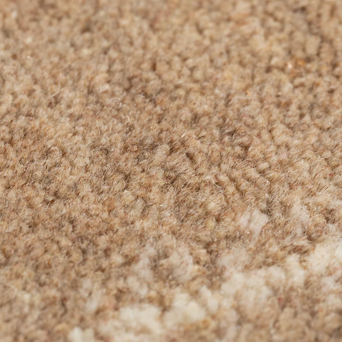 Steffensmeier Gabbeh Teppich Shiraz | Wolle, Beige, Größe: 70x140 cm Kurzflor Teppich für Wohnzimmer, Ethno Look